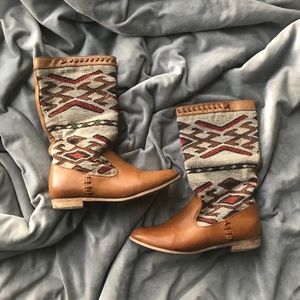 Wanted Brand Aztec Boots